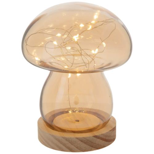 Amber Light Up Mushroom