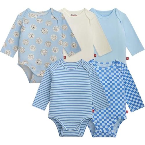 Magnetic Me Cloudstretch 5-Pack Bundle | Magnetic Baby Bodysuits