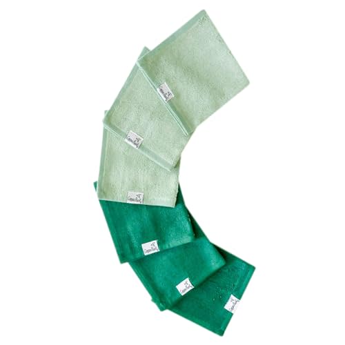 Copper Pearl 6 Ultra Soft Baby Bath Washcloths Premium Large Soft Wade 11" x 11" Towels