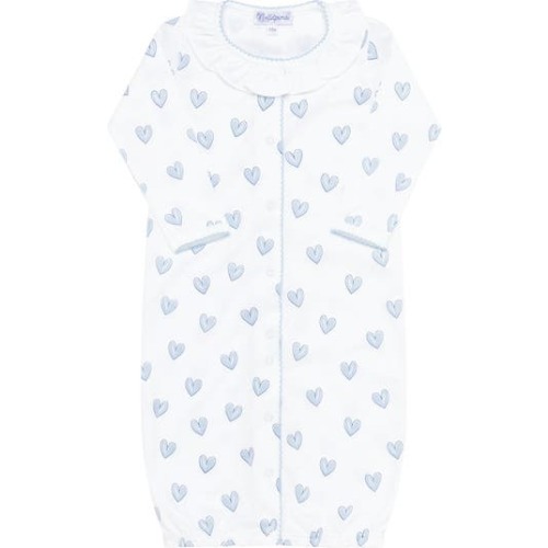 Blue Heart Print Converter Gown - Baby
