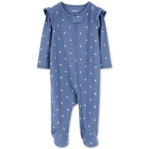 Baby Girls Mini Floral Ribbed Sleep & Play