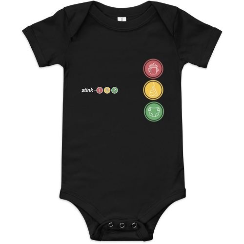 STINK-182 Baby Onesie, 100% Cotton, Sizes 3-24m, Unisex-Babies, Rock Band Baby Bodysuit for Blink-182 Fans