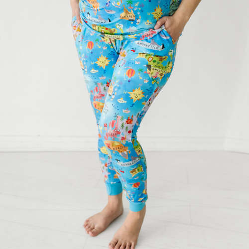 Around The World Women's Pajama Pants - Little Sleepies