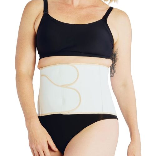Belly Bandit BFF Postpartum Belly Wrap - Adjustable Abdominal Wrap for Post Pregnancy Recovery - Corset-Inspired Design for Waist, Core, & Back Support for C-Section or Natural Birth