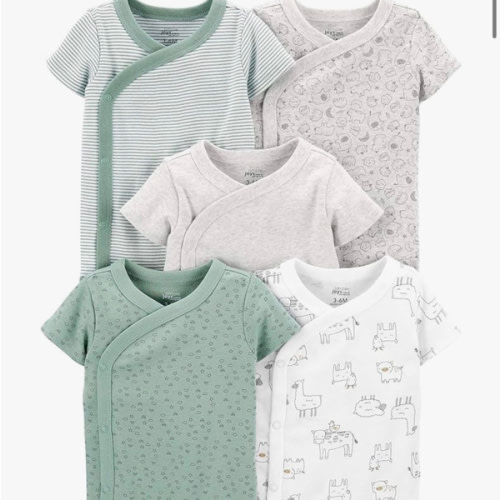 Simple Joys by Carter's unisex-baby 5-pack Side Snap Short-sleeve Bodysuit