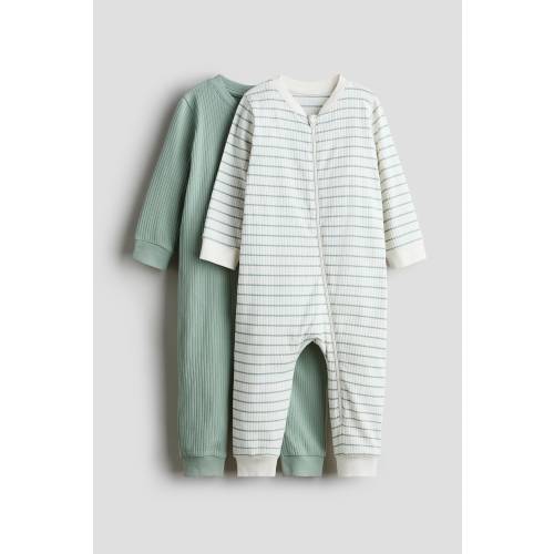 2-PACK COTTON PAJAMA JUMPSUITS
