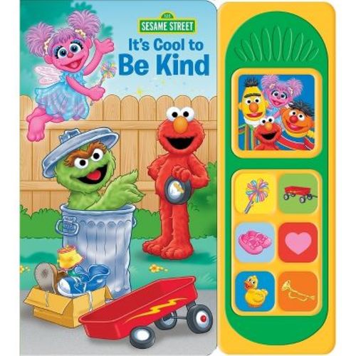 Sesame Street It's Cool to Be Kind Sound Book with Elmo - by Erin Rose Wage (Board Book)