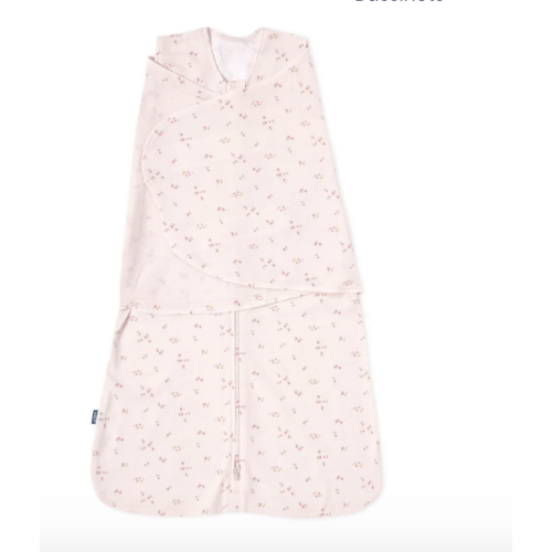 Pink Floral Cotton Swaddle Newborn | HALO