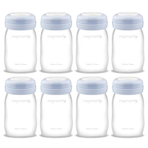 Maymom Wide Neck Breastmilk Collection Storage Bottle 5.4 oz; Re-markable SureSeal Disc