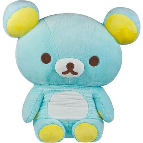 Rilakkuma San-X Original Long Pile Sherbet Series Jumbo Plush - Blue