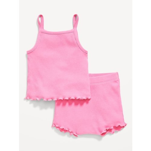 Rib-Knit Cami and Shorts Set for Baby