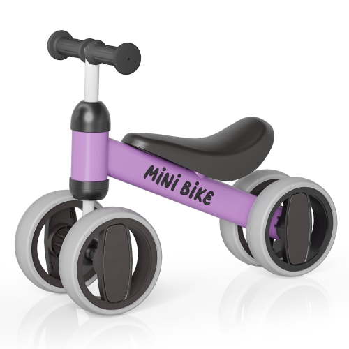SIMATE Baby Balance Bike for 12-24 Months,Toddler balance Bicycle with 4 Wheels,Indoor & Outdoor Bike Riding Toy, First B-day Gift