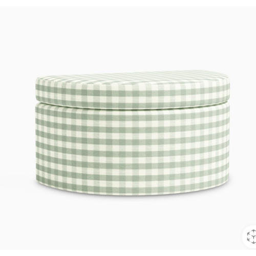 Chris Loves Julia Upholstered Ottoman