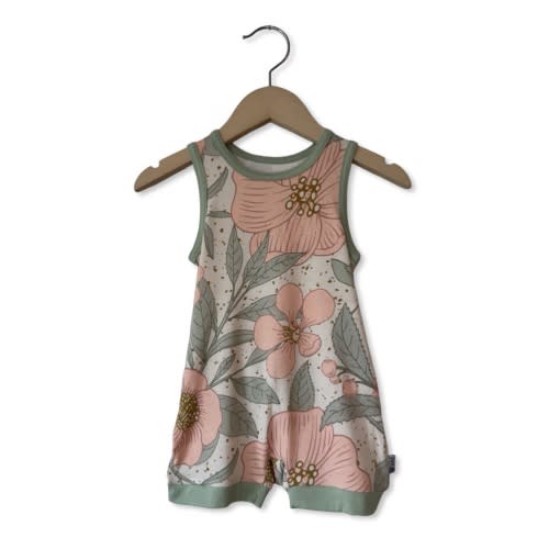 Petal Me Pink Sleeveless Shorty Romper