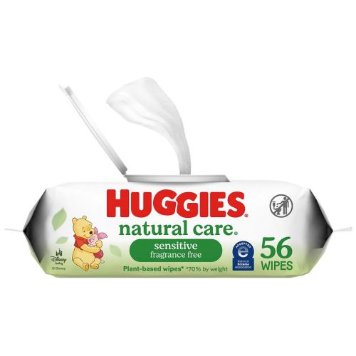 Huggies Natural Care Sensitive Baby Wipes Unscented, 56 | Walgreens