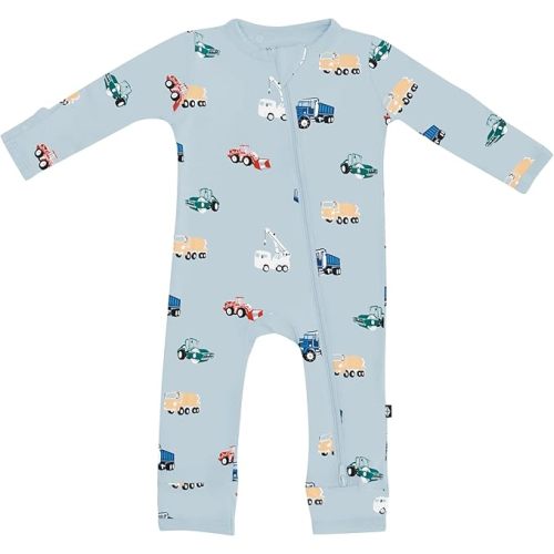 KYTE BABY Unisex Rayon Made From Bamboo Zippered Rompers 0-24 Months
