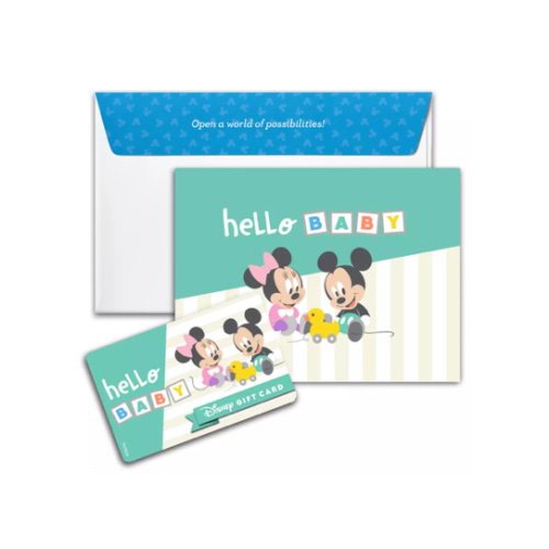 Mickey and Minnie Mouse ''Hello Baby'' Disney Gift Card | Disney Store