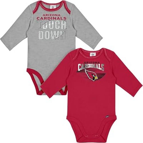 Gerber NFL Baby 2-Pack Long Sleeve Onesie Bodysuit
