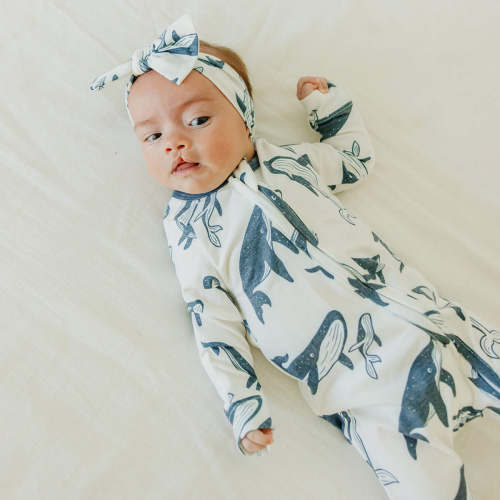 Zip-Up Footie Pajama - Cove