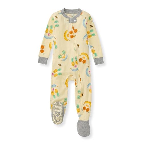 Burt's Bees Baby baby-boys Sleeper Pjs, 100% Organic Cotton, One-piece Footie, Zip Up Jumpsuit, Snug Fit Pajamas