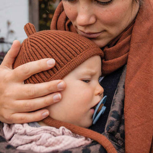 Baby & Kids Merino Wool Acorn Hat - Cinnamon
      
      
       – MamaOwl