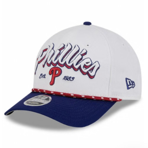 New Era Philadelphia Phillies Baby White TOD Team Loyal 9FORTY M Crown Adjustable Hat - 8365099