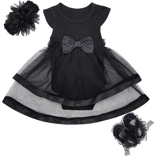 Niyage Baby Girls Clothes Dress Flowers Romper Sets Infant Tutu Bodysuit Party Outfits