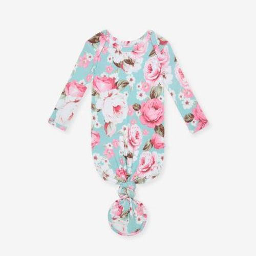 Infant Briana Basic Knotted Gown - Posh Peanut