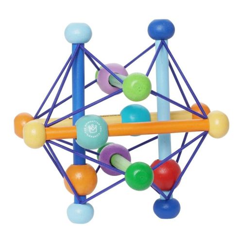 Manhattan Toy Skwish Color Burst Rattle and Teether Grasping Activity Toy (Un-boxed)