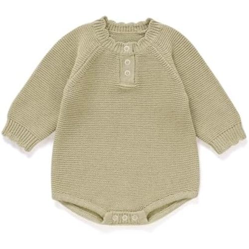 Avibae Cotton Baby Sweater, Long-Sleeve Knit Outfits for Newborns, Warm Infant Fall Winter Clothes