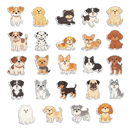 Dog Magnets 24Pcs