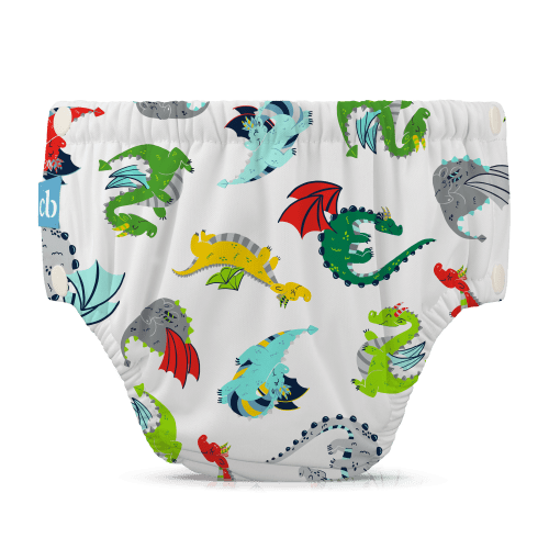 Reusable Swim Diaper Snaps - Mr Dragon