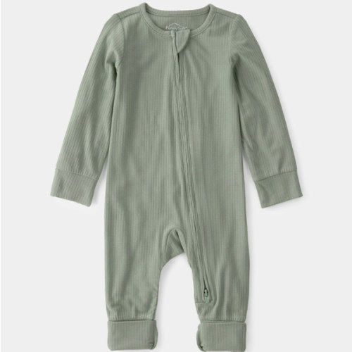 Baby 2-Way Zip PurelySoft Sleep & Play Pajama - Green | Carter's