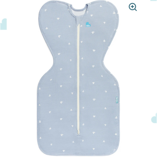 Swaddle Up™ 1.0 TOG Viscose from Bamboo Mist Blue Boats