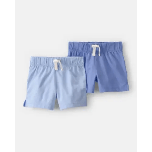 Baby 2-Pack Fashion Shorts - Blue | Carter's