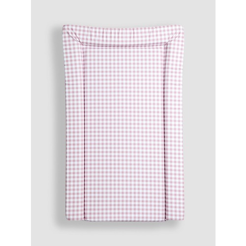 JoJo Maman Bébé Dusky Pink Gingham Gingham Changing Mat - Size One