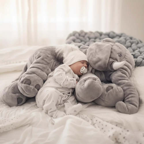 Jumbo Elephant Plush Pillow – HouseSpire
