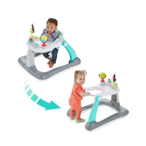 Kolcraft Tiny Steps Baby Walker | 2-Stage Activity Walker| Kolcraft