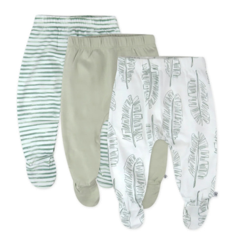 3-Pack Organic Cotton Footed Pants | Honest Baby Clothing