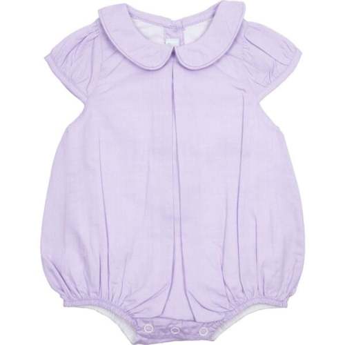 Elena Pique Bubble Romper, Lilac - Cuclie | Maisonette