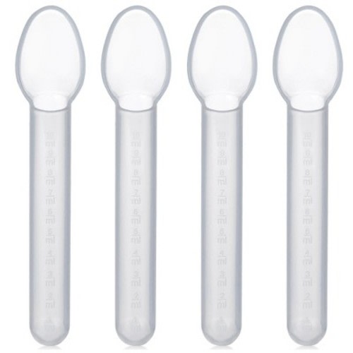 Calibrated Medicine Spoon for Kids, Babies & Toddlers - Pack of 4, 2 Tsp/10 mL Oral Liquid Medication Dispensers