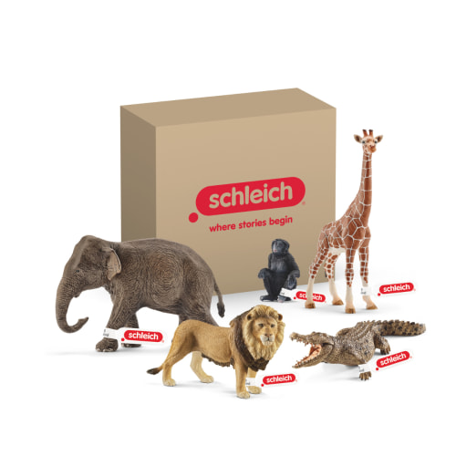 5-Piece Safari Adventure Bundle 72286 | Schleich USA Inc.