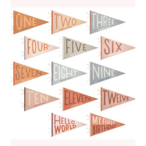 Petit Milestone Pennants