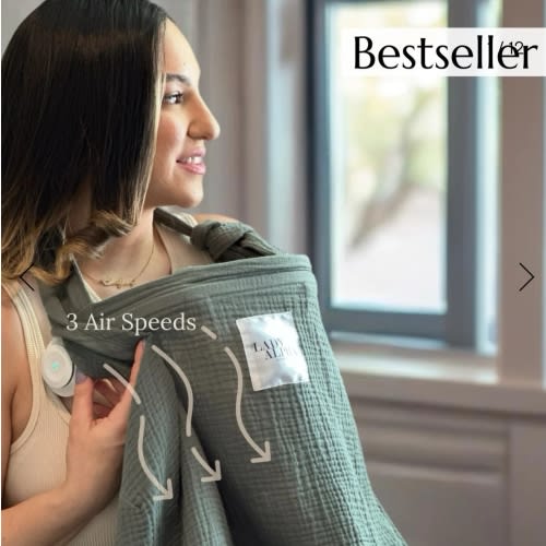 The Nursing Cool Cover with Built-in Fan — As Seen On Shark Tank - Lady Alpha -The Nursing Cool Cover