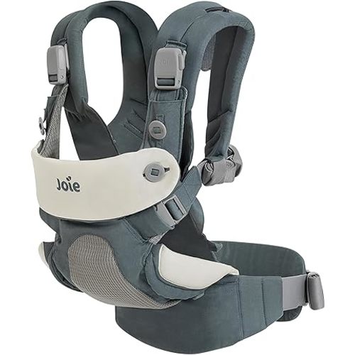 Joie Savvy Baby Carrier – Ergonomic, Adjustable Baby Carrier with 4 Carry Positions, Padded Shoulder Straps and Lumbar Support (Marina)