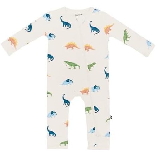 KYTE BABY Unisex Rayon Made From Bamboo Zippered Rompers 0-24 Months