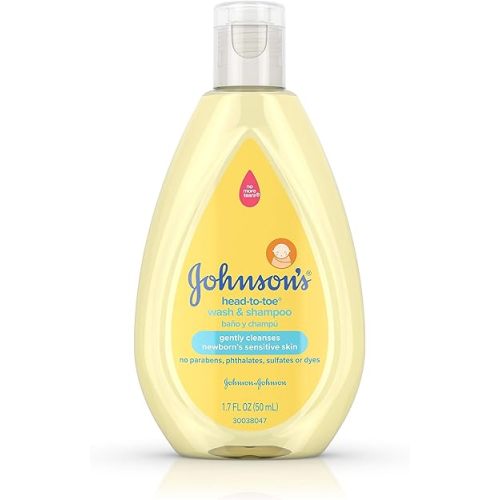 Johnsons Johnson's Head-to-toe Tearless Gentle Baby Wash & Shampoo, 1.7 Fl. Oz, 1.70 Oz