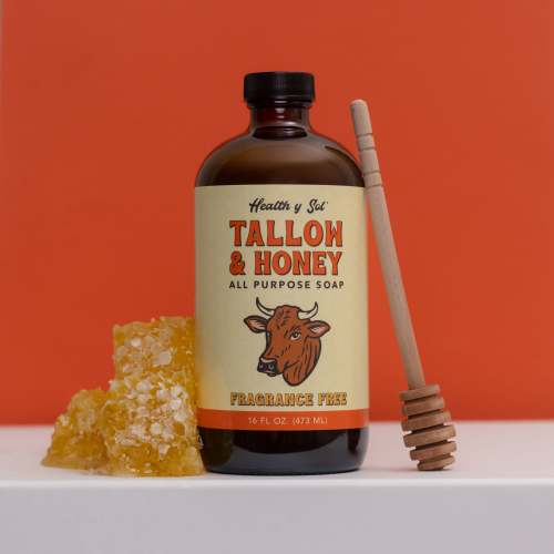 Tallow & Honey Liquid Soap - Natural Body Wash & Hand Soap – Health y Sol