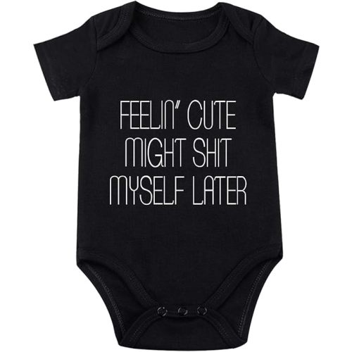 listery Funny Romper Cute Novelty Infant Baby Bodysuit Funny Baby infant Pregnancy Announcements