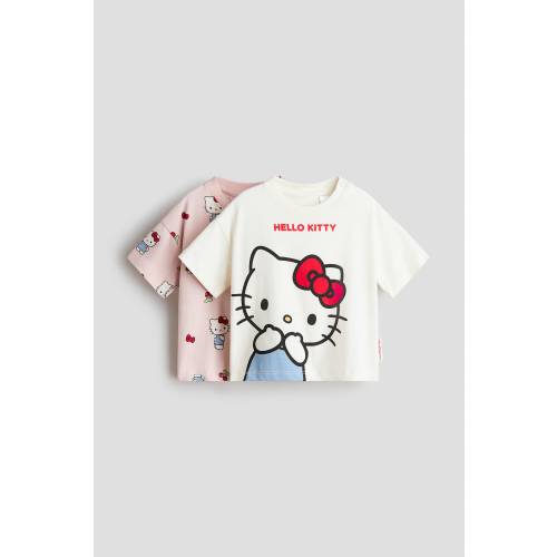 2-PACK PRINTED COTTON T-SHIRTS